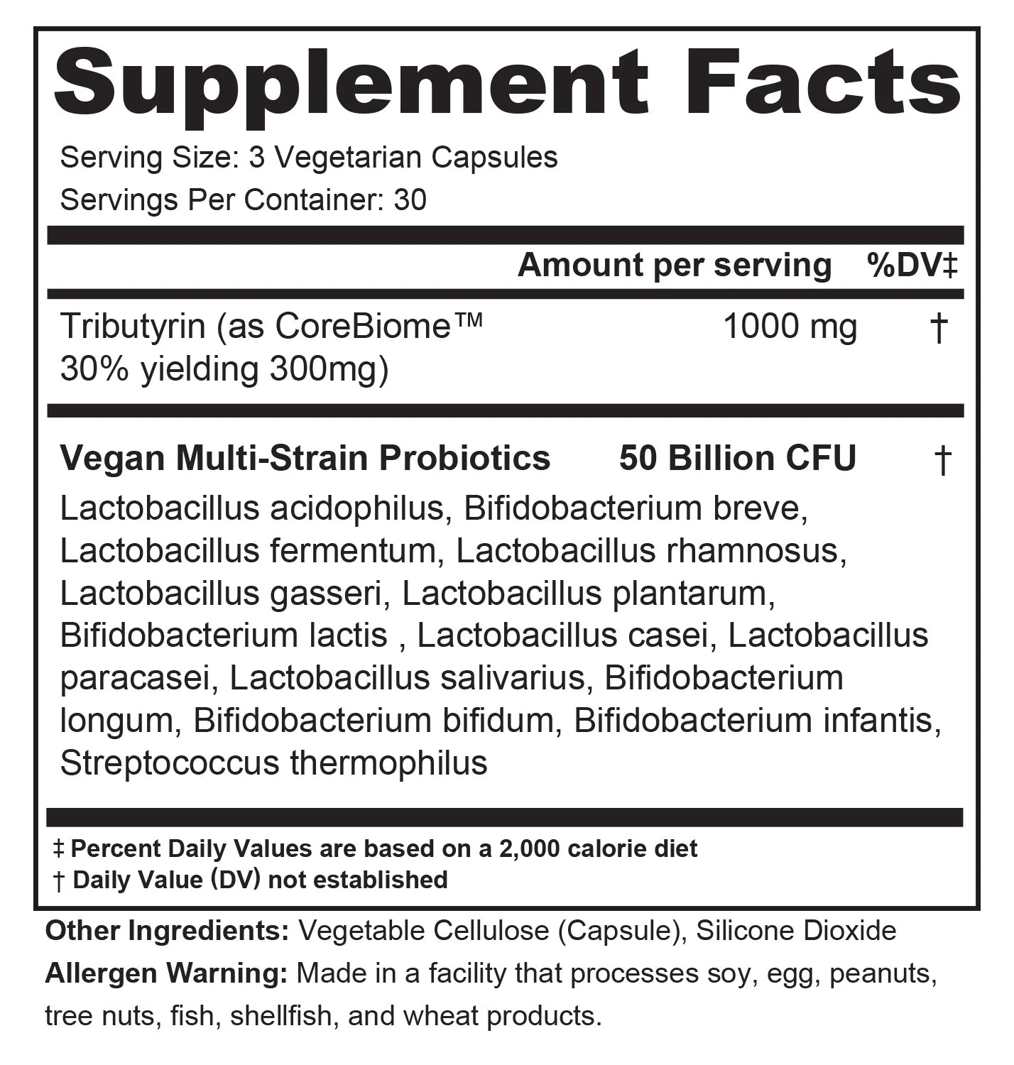 JAY CUTLER PROBIO-50 PROBIOTICS 90 CAPS 30 SERV.