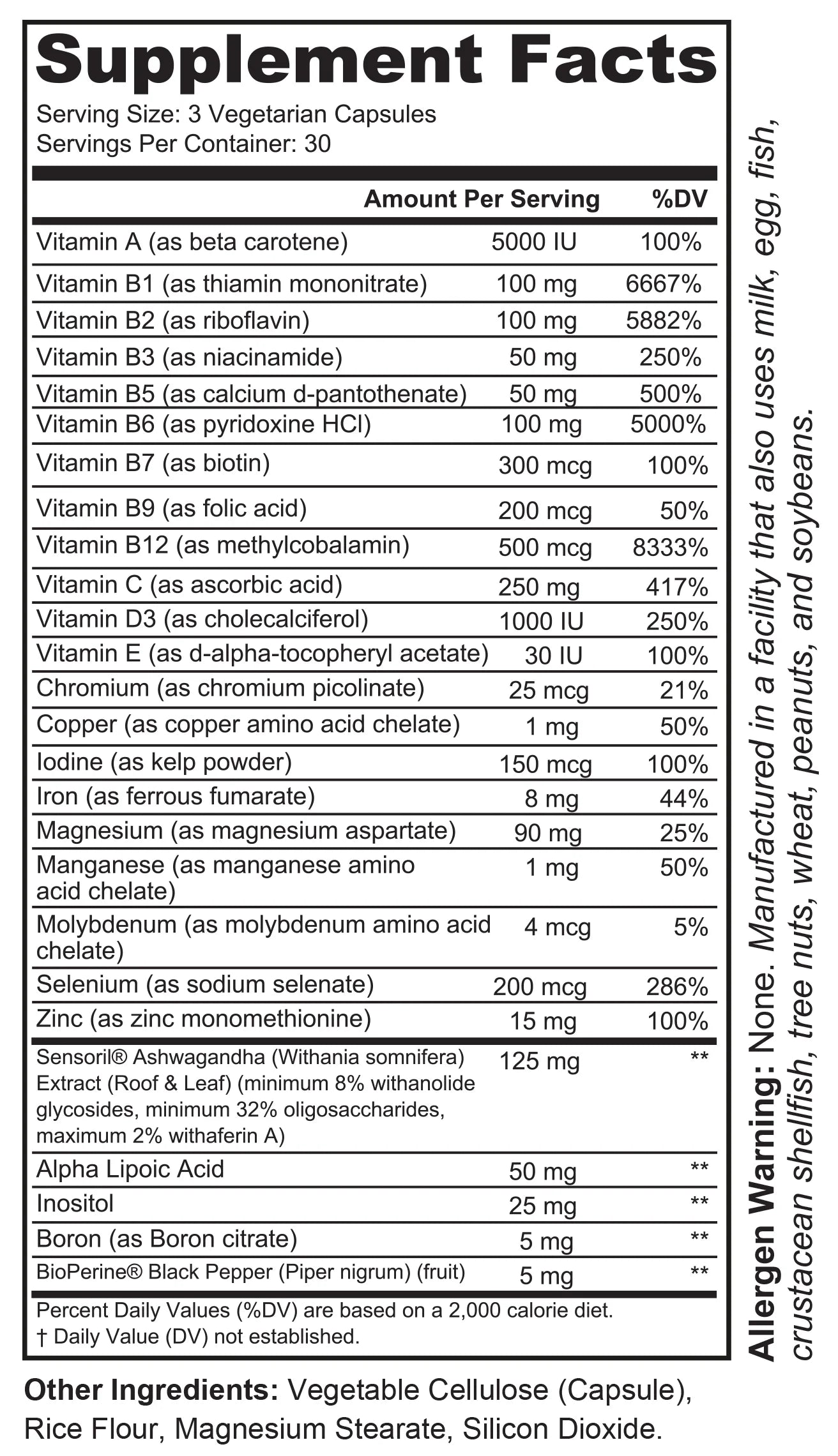 JAY CUTLER SAFEGUARD MULTIVITAMIN 90 CAPS 30 SERV.