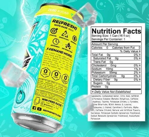 RAZE ENERGY DRINK / BAJA LIME