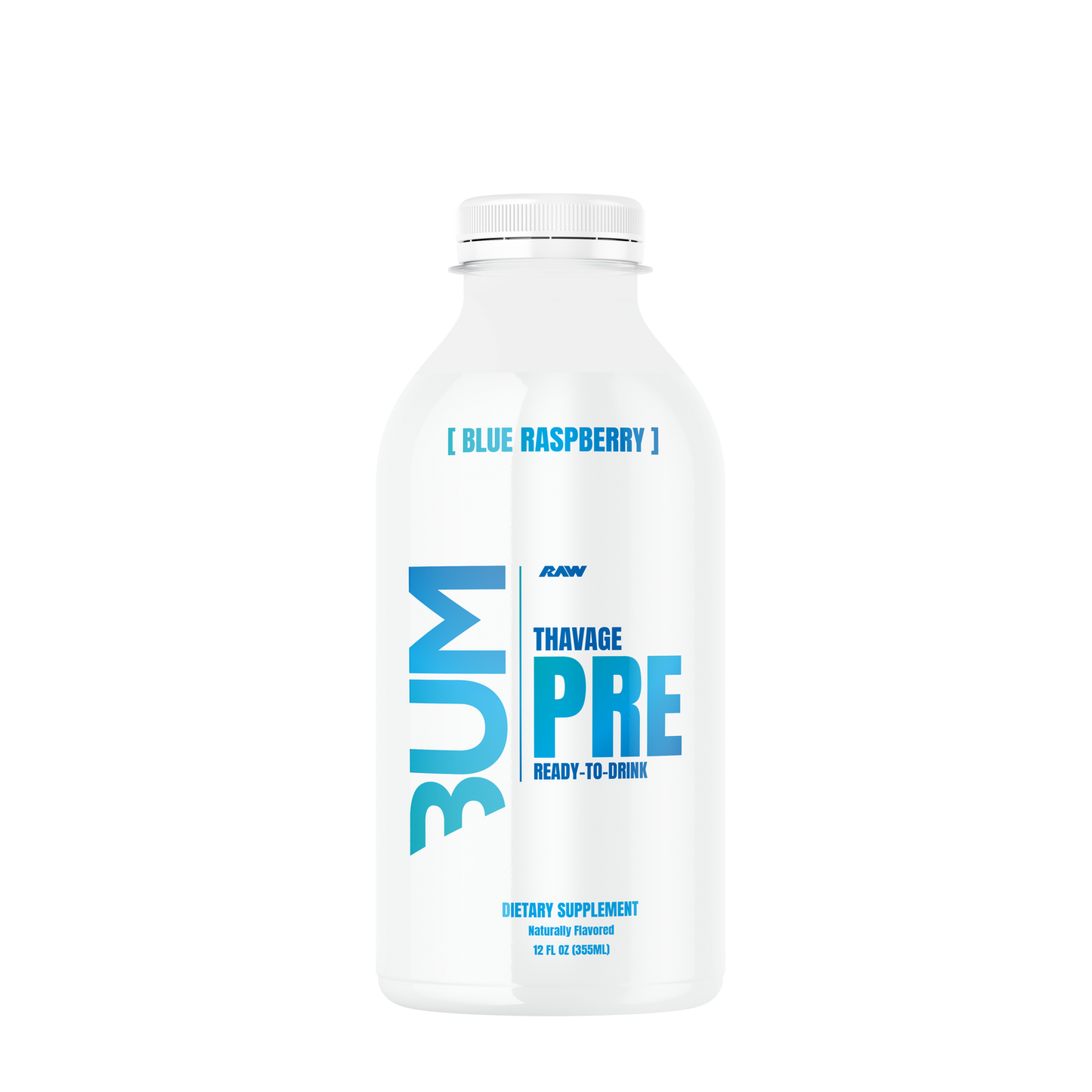 RAW THAVAGE RTD 355ML. 12 PACK / BLUE RASPBERRY