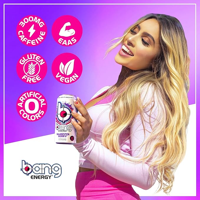 BANG ENERGY DRINK 473 ML / BANGSTER BERRY
