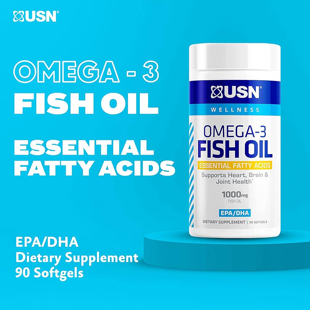 USN OMEGA 3 FISH OIL 1000 GR. 90 SERV.
