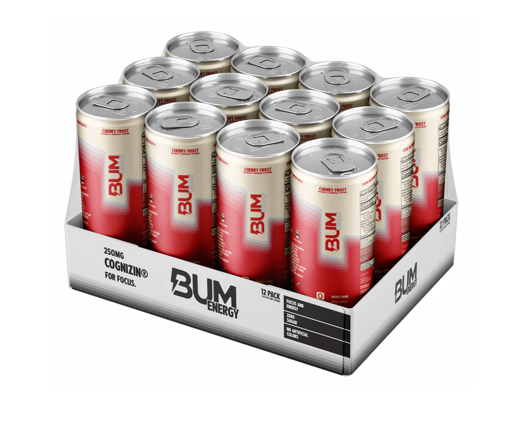 RAW BUM Energy Drink Cherry Frost 355 ml