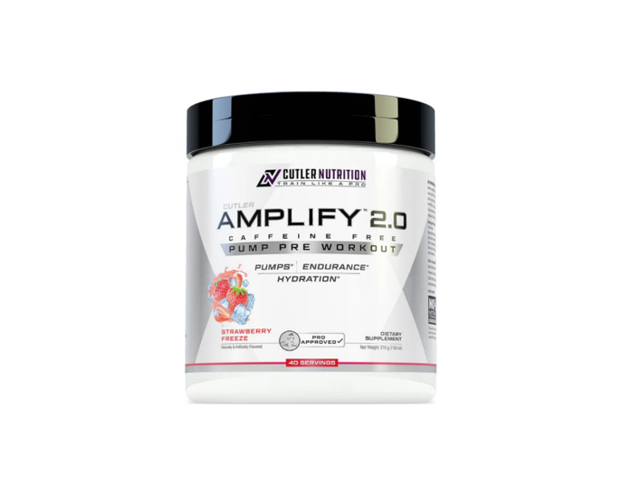 JAY CUTLER AMPLIFY 2.0 216 GR. (7.62OZ) 40 SERV. / STRAWBERRY FREZZE