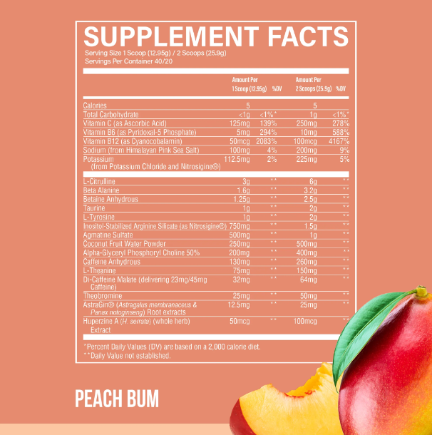 RAW CBUM THAVAGE PRE 40 SERV. / PEACH BUM