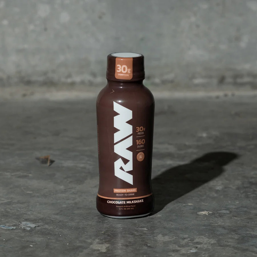 RAW PROTEIN SHAKES 12 OZ - CHOCOLATE