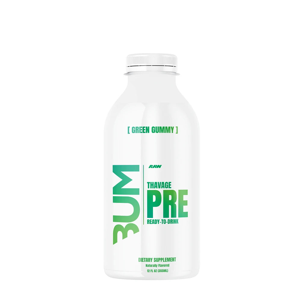 RAW THAVAGE RTD 355ML. 12 PACK / GREEN GUMMY