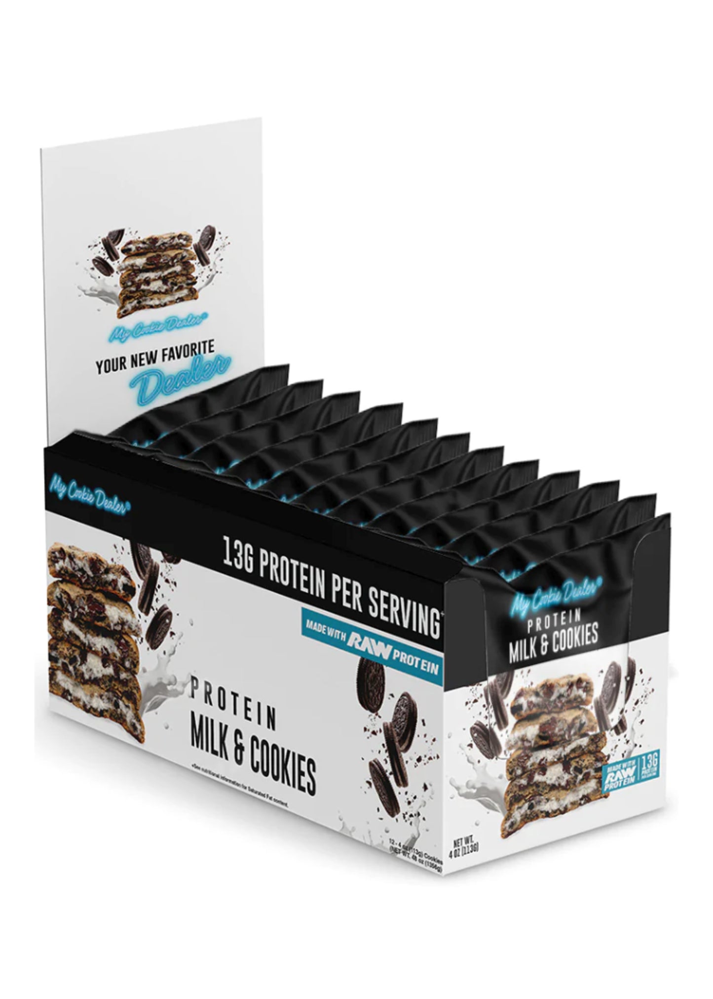 RAW MY COOKIE DEALER 12 PACK / MILK AND COOKIES