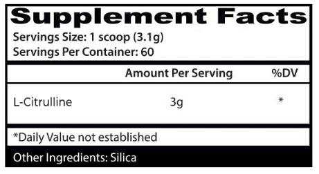 CITRULINA INSANE LABZ 60 SERV - UNFLAVORED