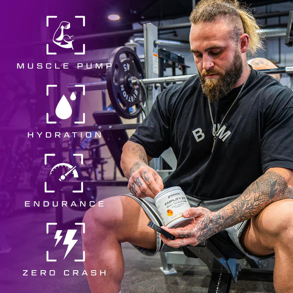 JAY CUTLER AMPLIFY 2.0 216 GR. (7.62OZ) 40 SERV. / PEACH MANGO