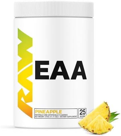 RAW EAA ESSENTIAL AMINO ACIDS 315 GR. 25 SERV. / PINEAPPLE