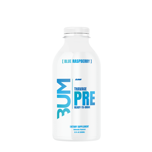 RAW THAVAGE RTD 355ML. 12 PACK / BLUE RASPBERRY