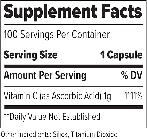 FINAFLEX VITAMINA C UNFLAVORED 1000 GR. 100 SERV.