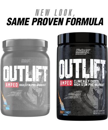 NUTREX OUTLIFT AMPED 438 GR. 20 SERV. / FRUIT CANDY
