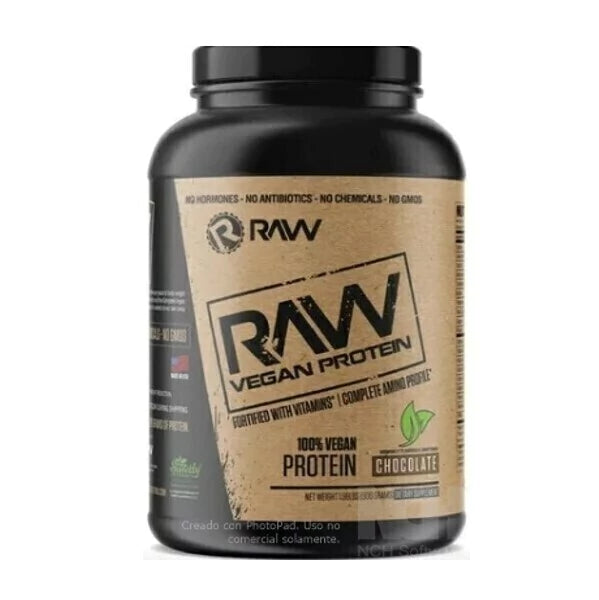 RAW VEGAN PROTEIN 825 GR. 25 SERV. / CHOCOLATE