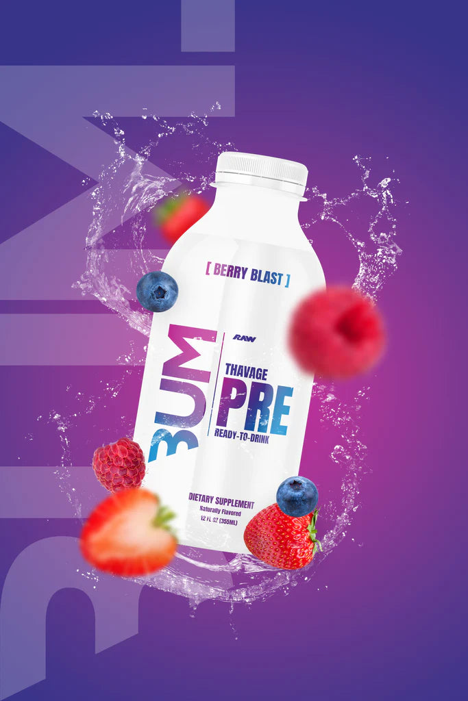 RAW THAVAGE RTD 355ML. 12 PACK / BERRY BLAST