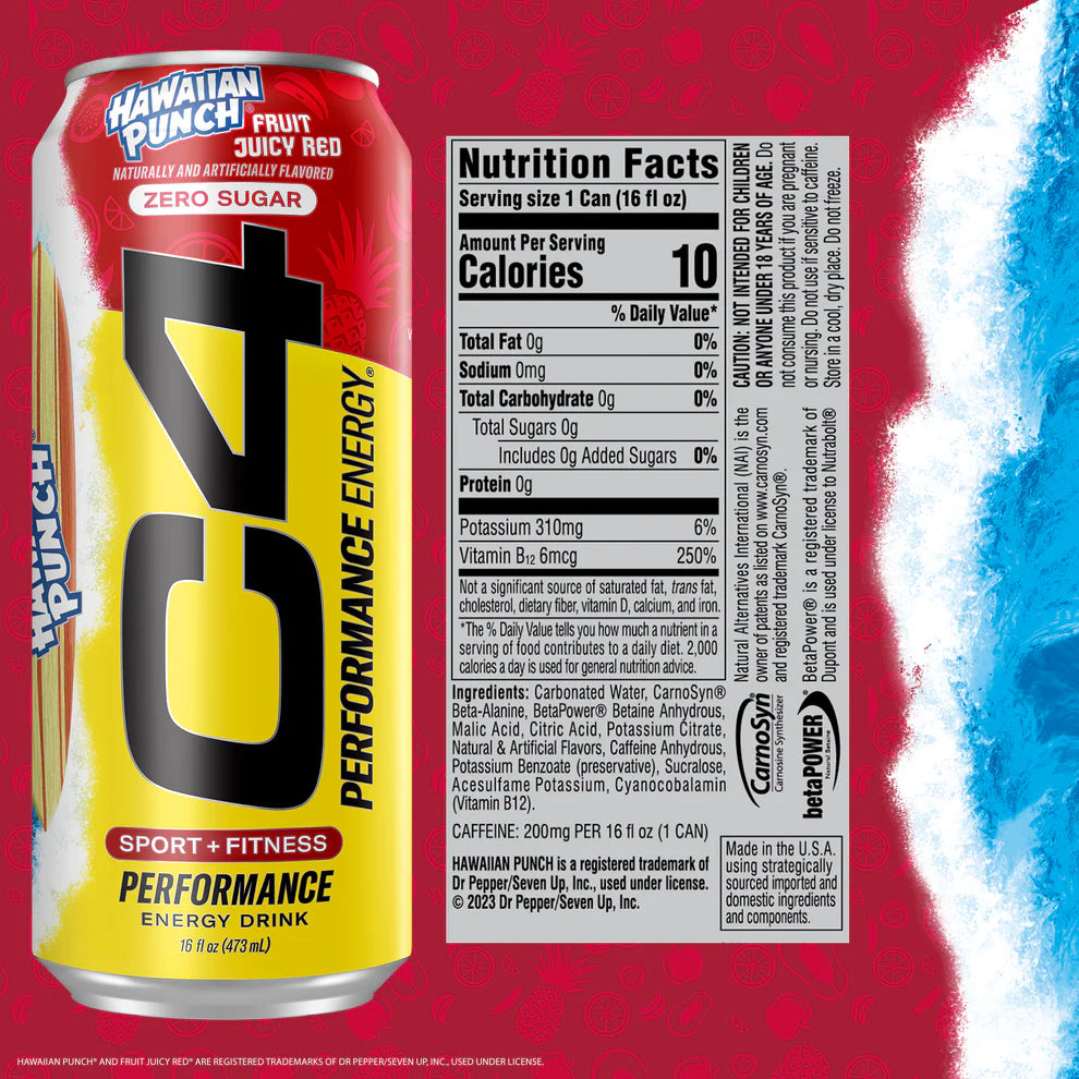 C4 Performance Energy® x Hawaiian Punch 473 ml