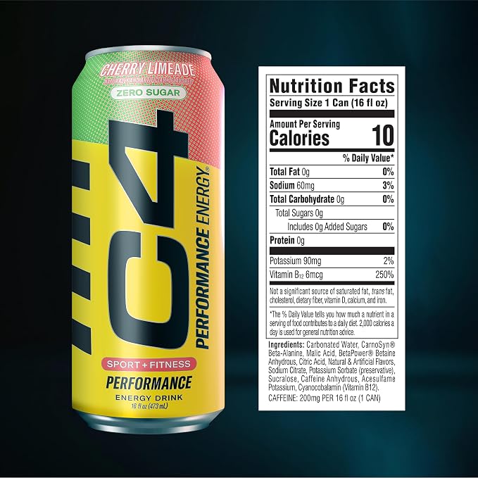 C4 Performance Energy® Cherry Limeade 473ml