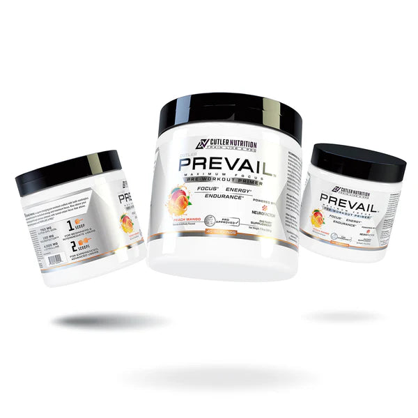 JAY CUTLER PREVAIL PRE-WORKOUT 224 GR. 40 SERV. / PEACH MANGO