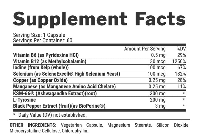 NUTREX LIPO6 BLACK THYROLEAN 100 GR. 60 SERV. / UNFLAVORED