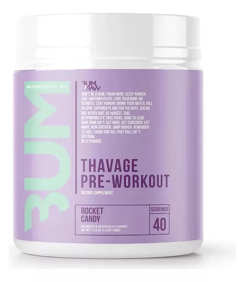 RAW CBUM THAVAGE PRE 40 SERV. / ROCKET CANDY