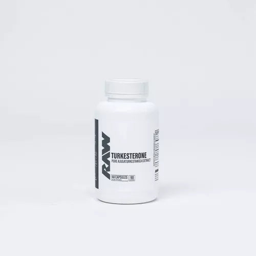 RAW TURKESTERONE 60 CAPS 60 SERV.