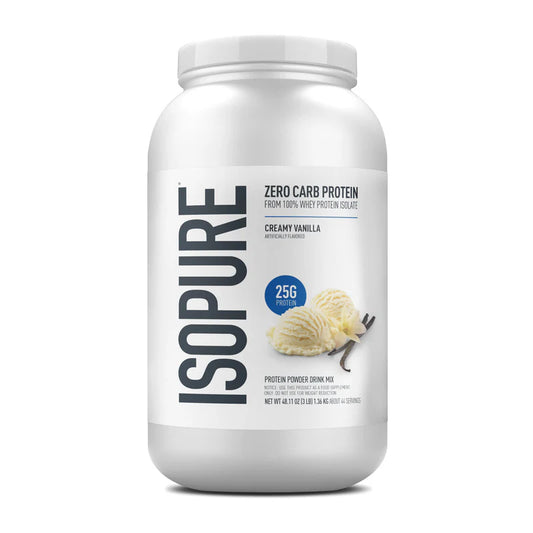 Isopure Proteina Zero Carb /Creamy Vanilla 3lb Aprox 43 serv.