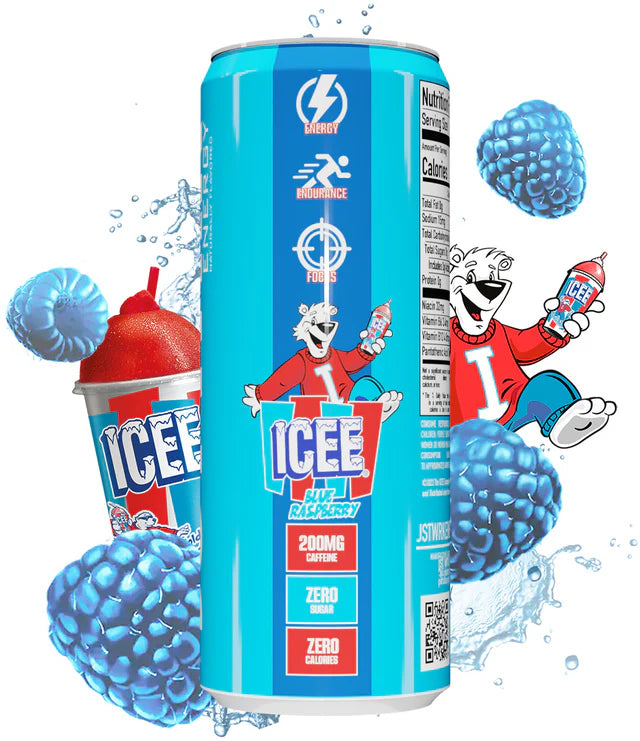 JST WRK ENERGY 12 PACK / ICEE® BLUE RASPBERRY