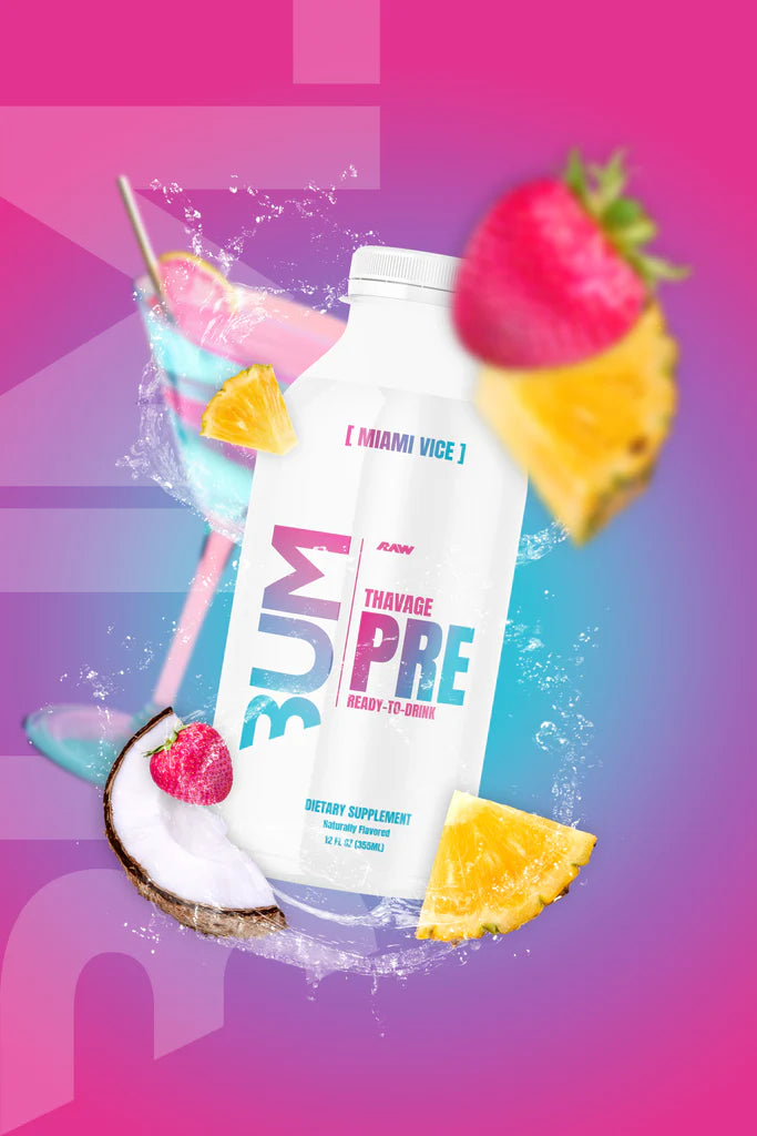 RAW THAVAGE RTD 355ML. 12 PACK / MIAMI VICE