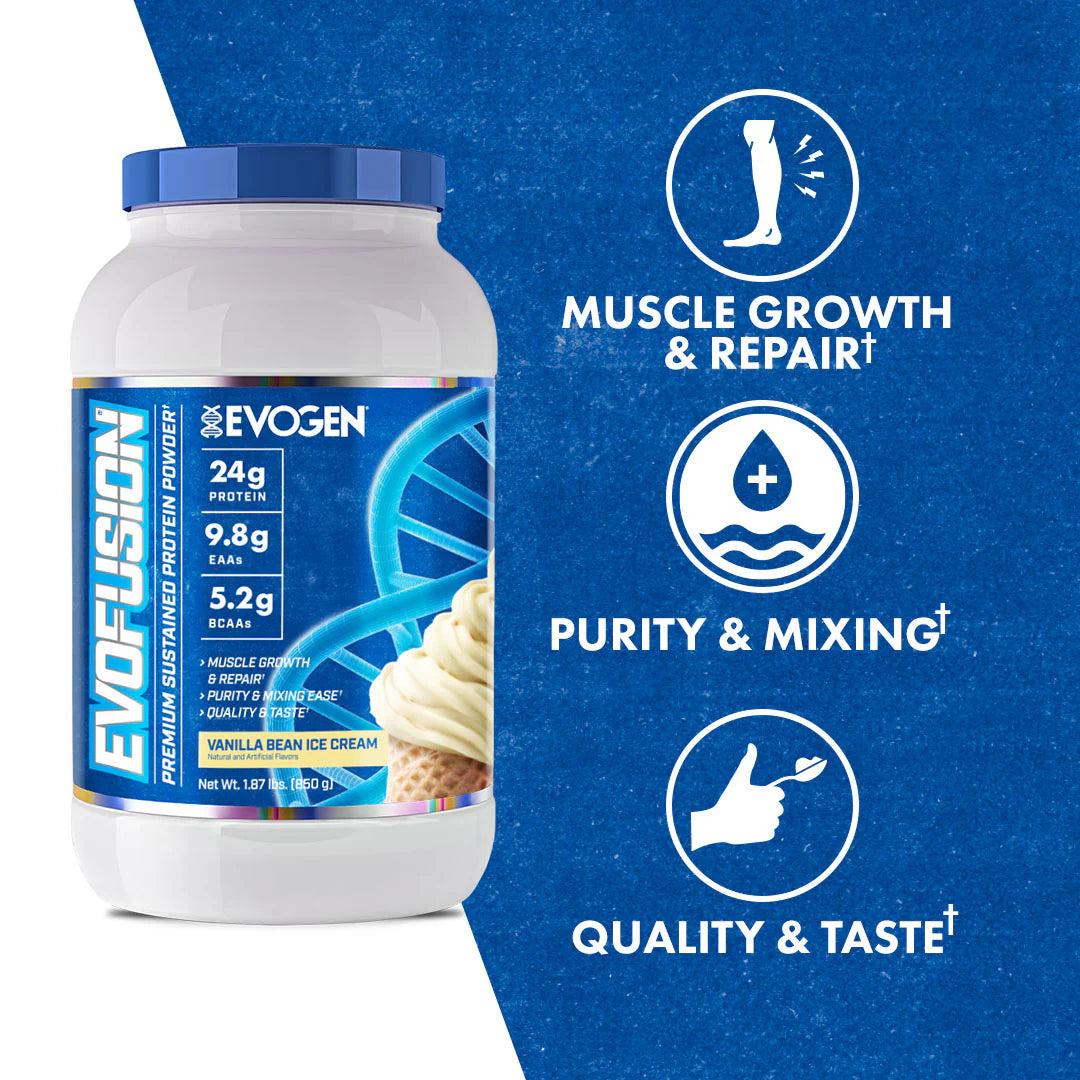 EVOGEN EVOFUSION 1820 GR. 60 SERV. / VANILA ICE CREAM