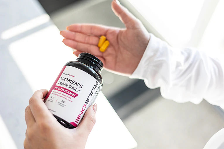 RULE 1 WOMEN'S TRAIN DAILY MULTIVITAMIN 60 TABLETS 60 SERV.