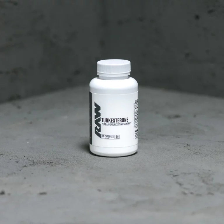 RAW TURKESTERONE 60 CAPS 60 SERV.