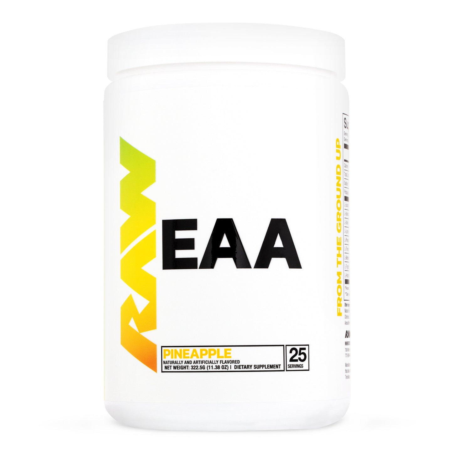 RAW EAA ESSENTIAL AMINO ACIDS 315 GR. 25 SERV. / PINEAPPLE