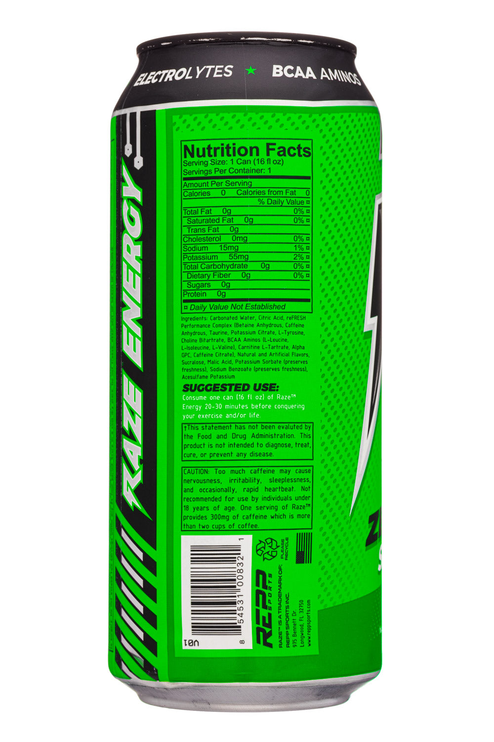Raze Energy Sour Gummy 473 ml