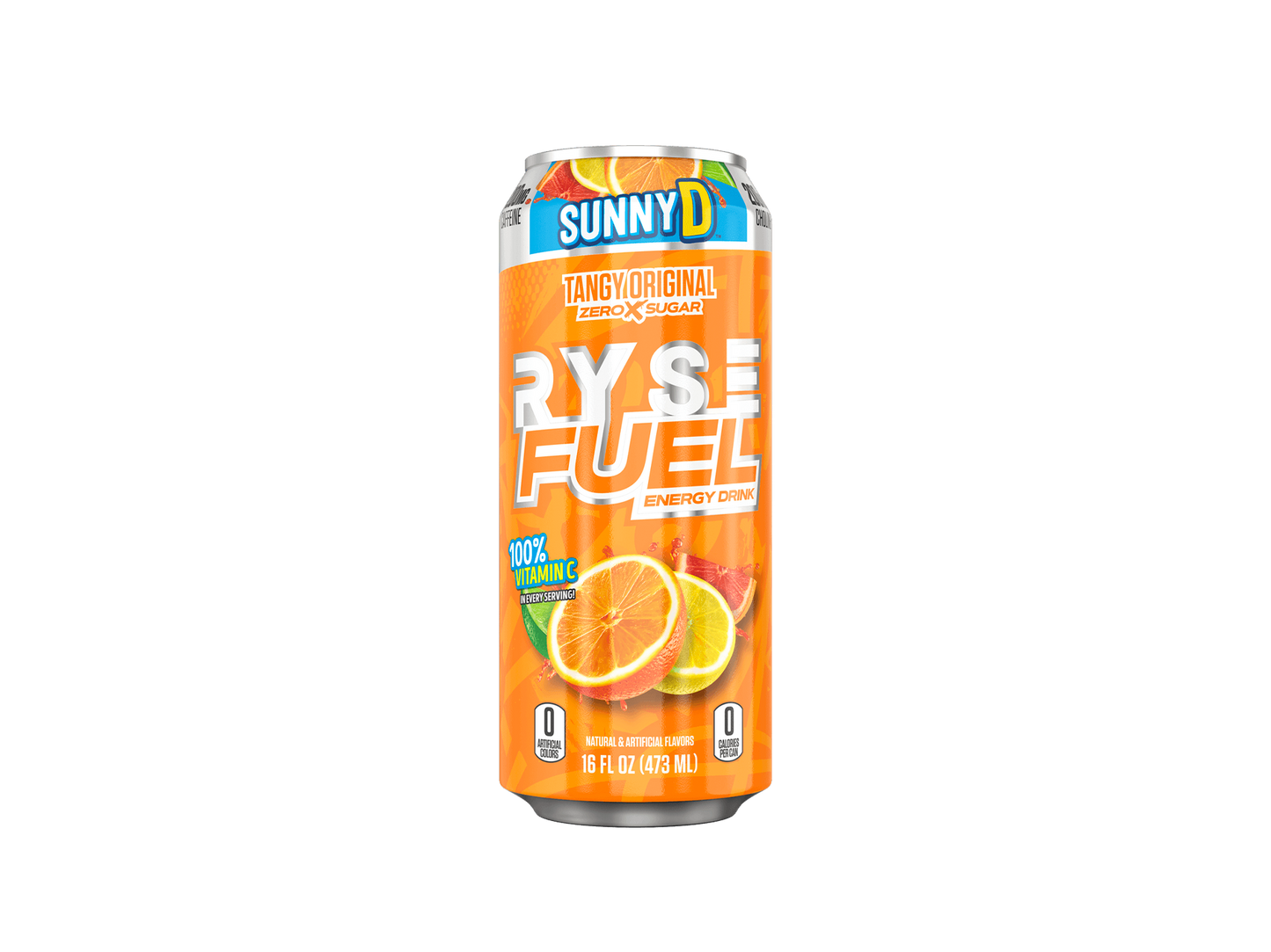 RYSE FUEL ENERGY DRINK 16OZ 12 PACK / SUNNY D TANGY ORIGINAL