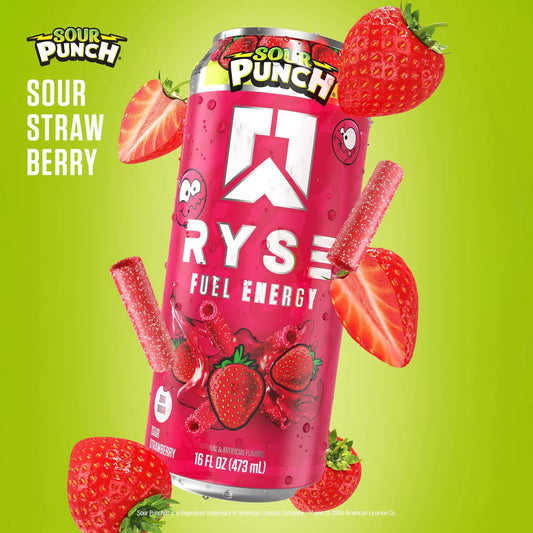 Ryse Fuel Energy Drink Sour Punch Strawberry 473 ml
