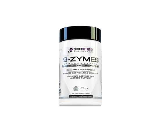 JAY CUTLER 9-ZYMES DIGESTIVE ENZYMES 120 CAPS