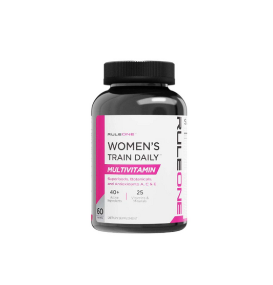 RULE 1 WOMEN'S TRAIN DAILY MULTIVITAMIN 60 TABLETS 60 SERV.