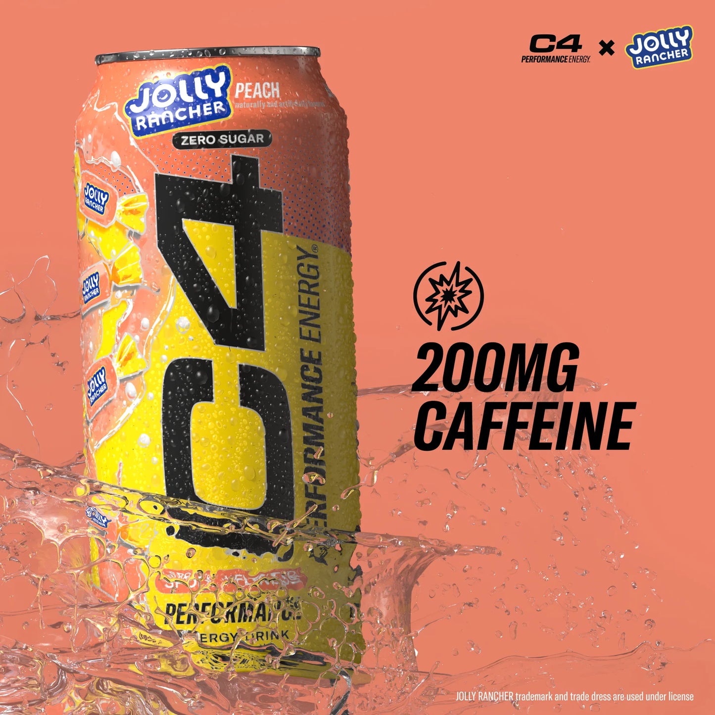 C4 Performance Energy® x JOLLY RANCHER Peach 473ml