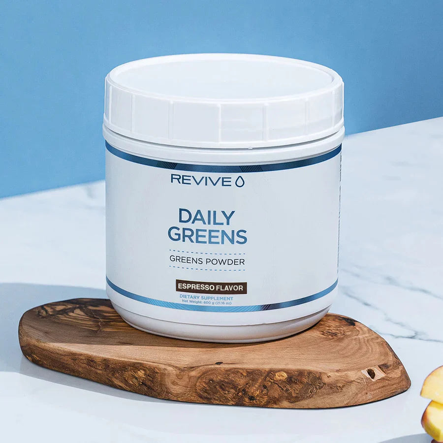 REVIVE DAILY GREENS POWDER 504 GR. 30 SERV. / ESPRESSO