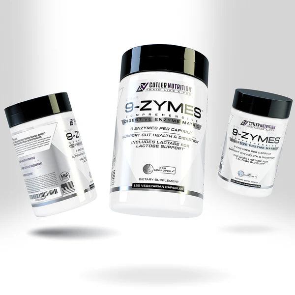 JAY CUTLER 9-ZYMES DIGESTIVE ENZYMES 120 CAPS