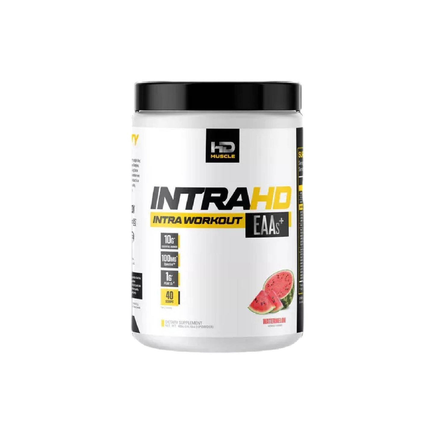 HD MUSCLE INTRAHD 400 GR. (14OZ) 40/120 SERV. / WATERMELON
