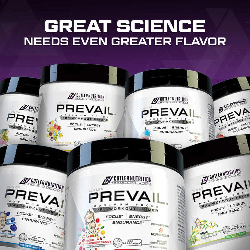 JAY CUTLER PREVAIL PRE-WORKOUT 218 GR. 40 SERV. / RAINBOW FREEZE