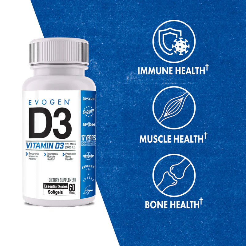 Evogen Vitamin D3 60 Serv.